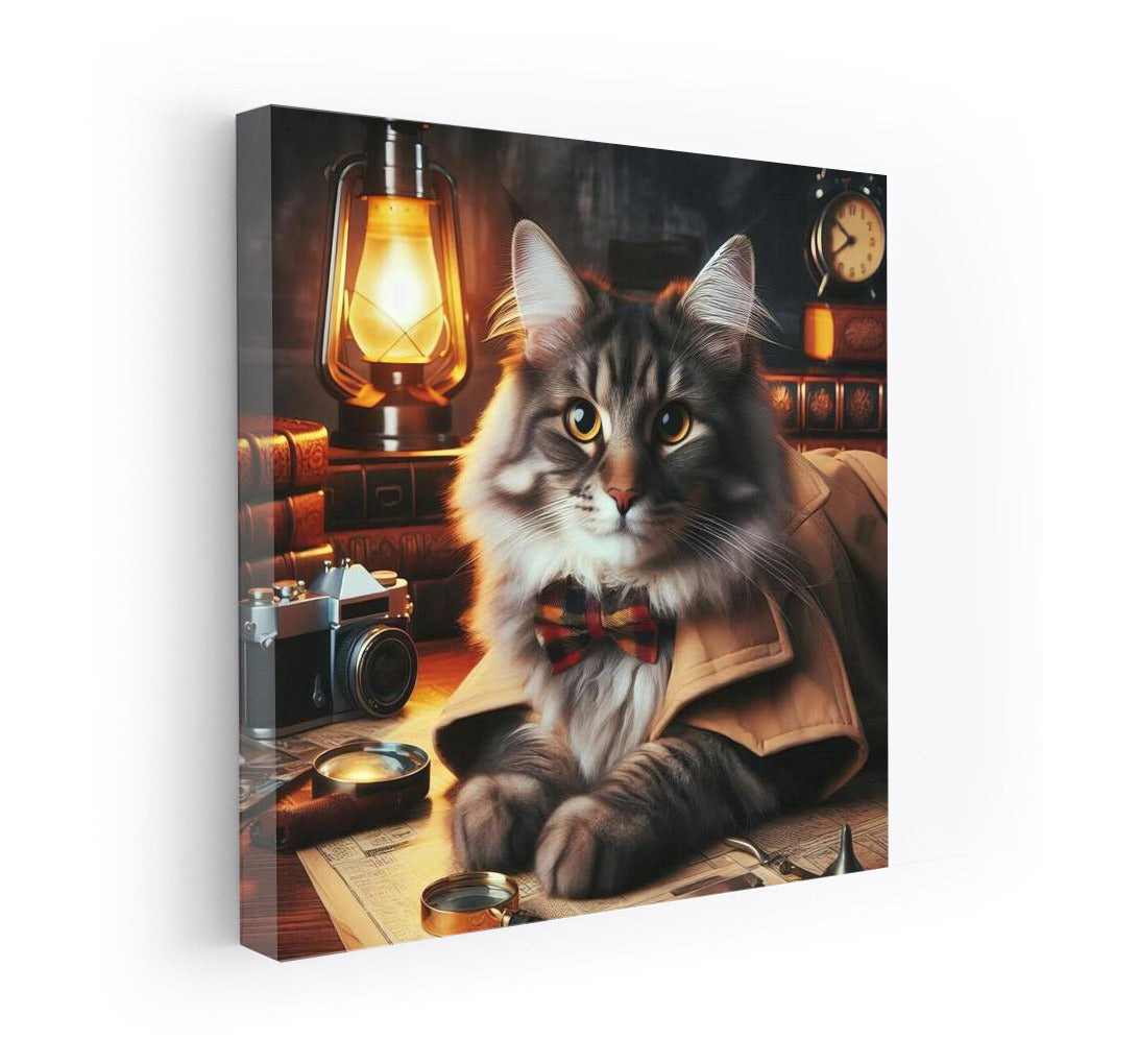 Maine Coon in a Raincoat: Secrets of the Night Detective