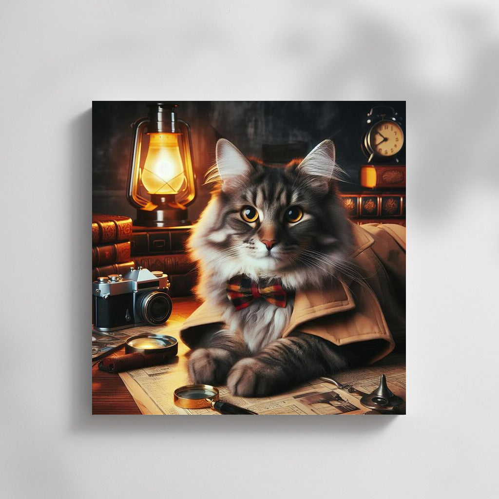 Maine Coon in a Raincoat: Secrets of the Night Detective