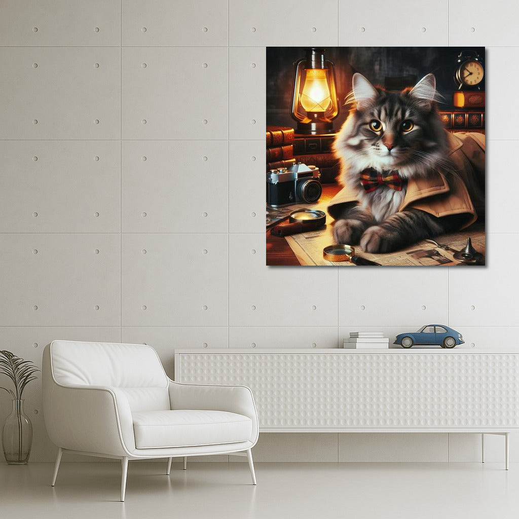 Maine Coon in a Raincoat: Secrets of the Night Detective