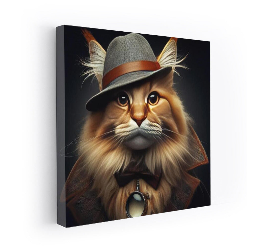 Sherlock in the Hat: Detective Maine Coon