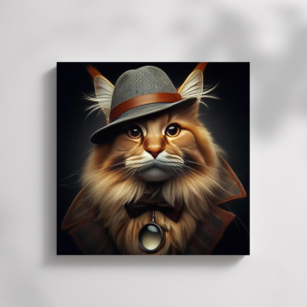 Sherlock in the Hat: Detective Maine Coon