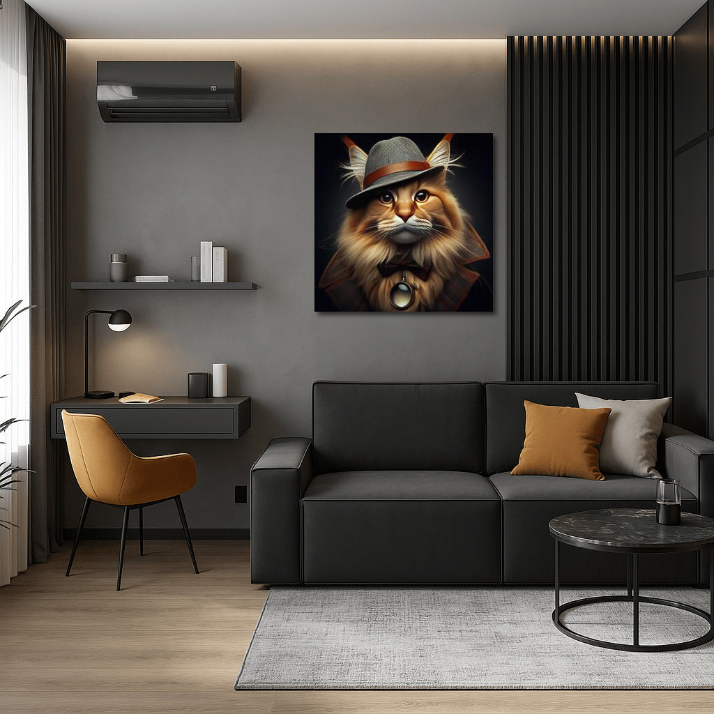 Sherlock in the Hat: Detective Maine Coon