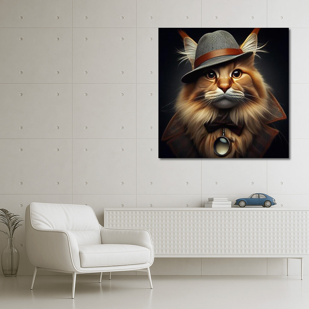 Sherlock in the Hat: Detective Maine Coon