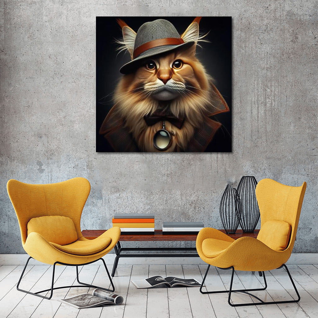 Sherlock in the Hat: Detective Maine Coon