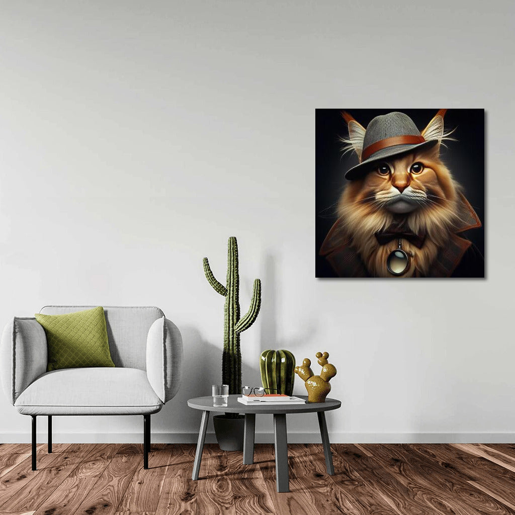 Sherlock in the Hat: Detective Maine Coon