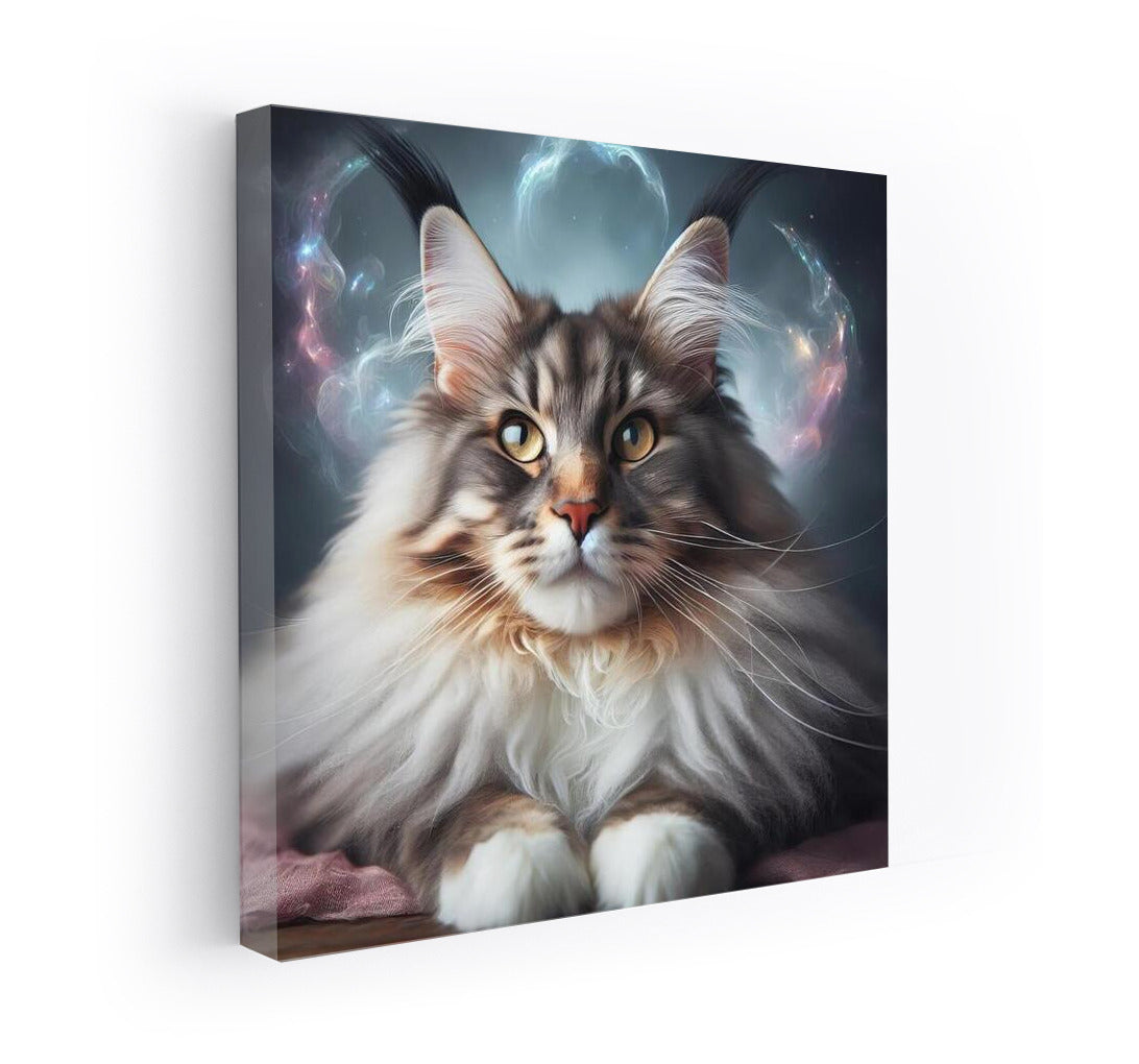 The Magical World of Maine Coon: A Fairytale Cat in Bright Colors