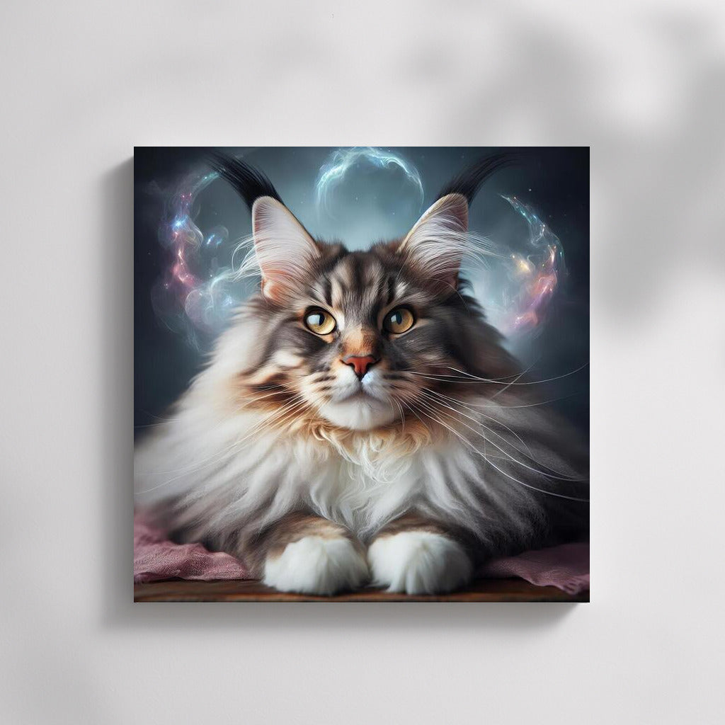 The Magical World of Maine Coon: A Fairytale Cat in Bright Colors