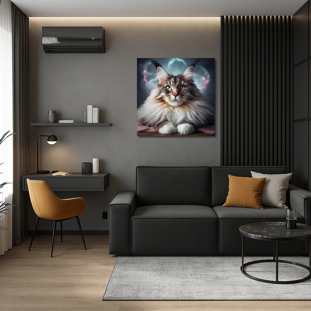 The Magical World of Maine Coon: A Fairytale Cat in Bright Colors