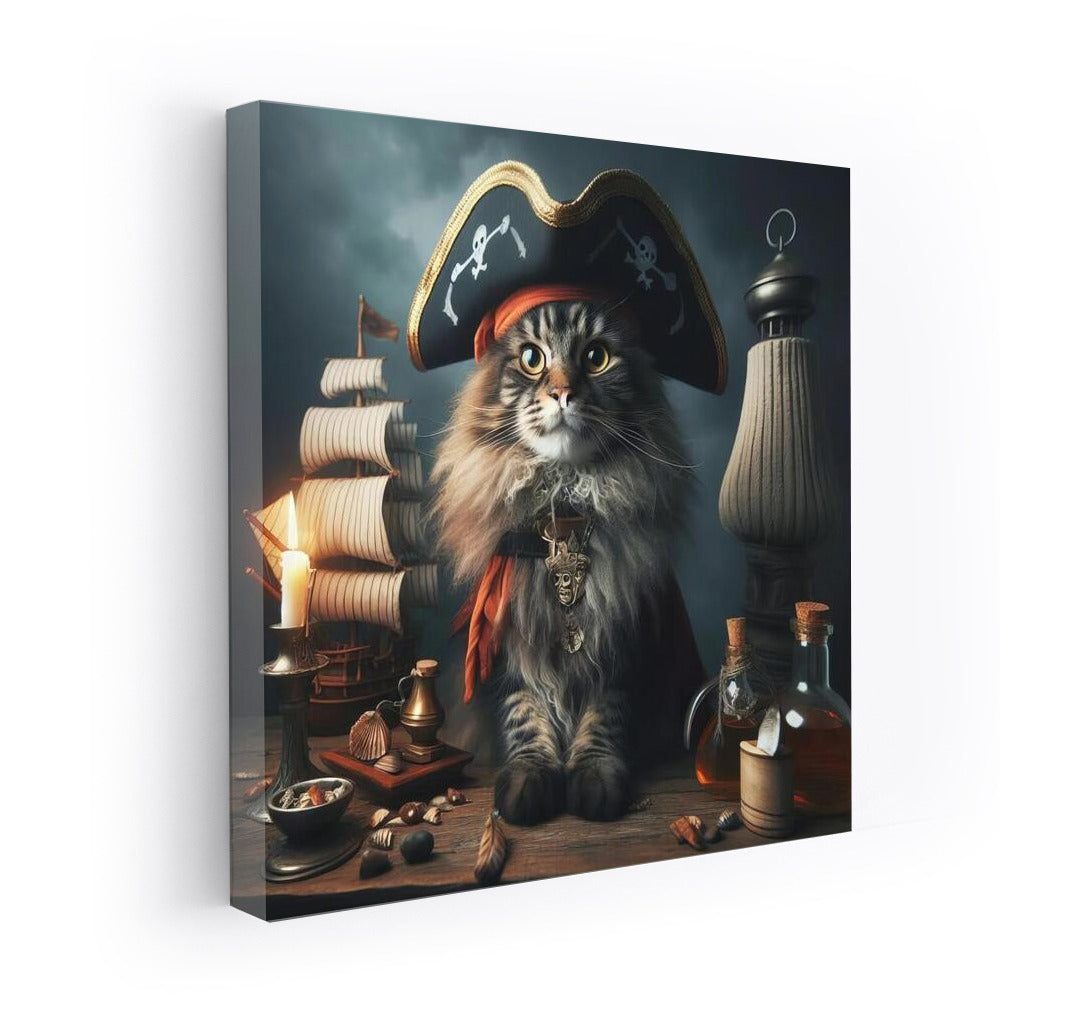 Pirate Maine Coon: The Cat in the Captain's Hat for Adventure Lovers