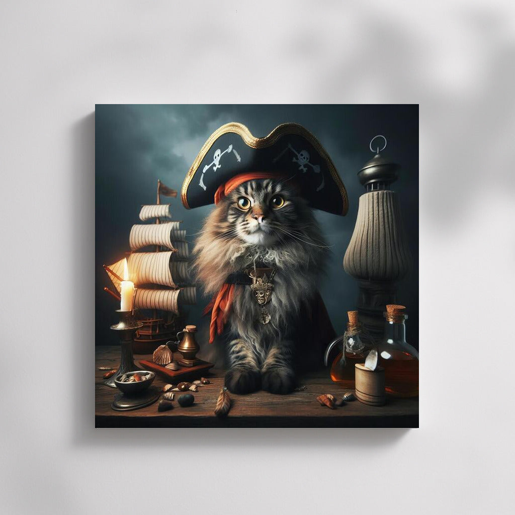 Pirate Maine Coon: The Cat in the Captain's Hat for Adventure Lovers