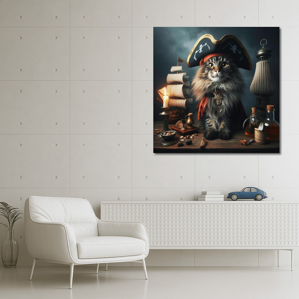Pirate Maine Coon: The Cat in the Captain's Hat for Adventure Lovers