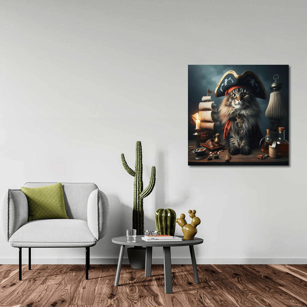 Pirate Maine Coon: The Cat in the Captain's Hat for Adventure Lovers