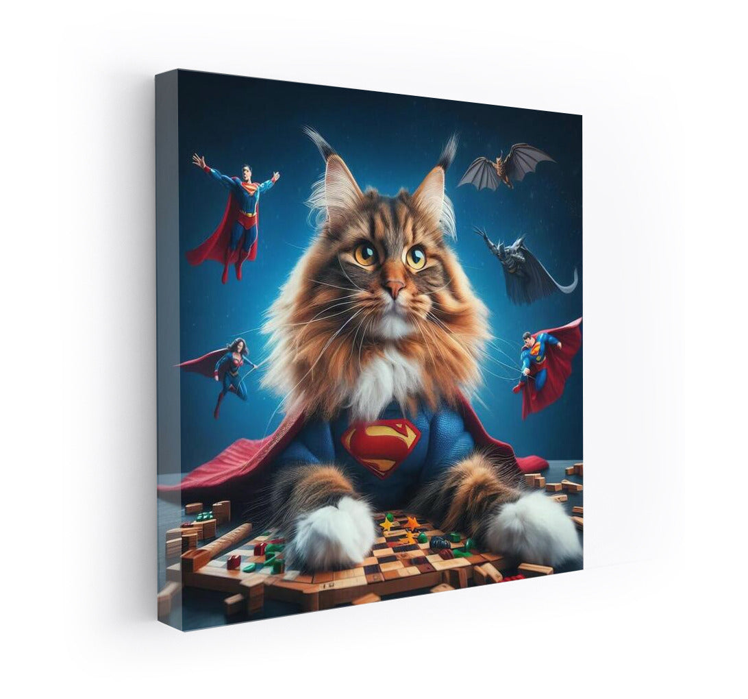 Maine Coon Superhero: The Cat Who Conquers the World