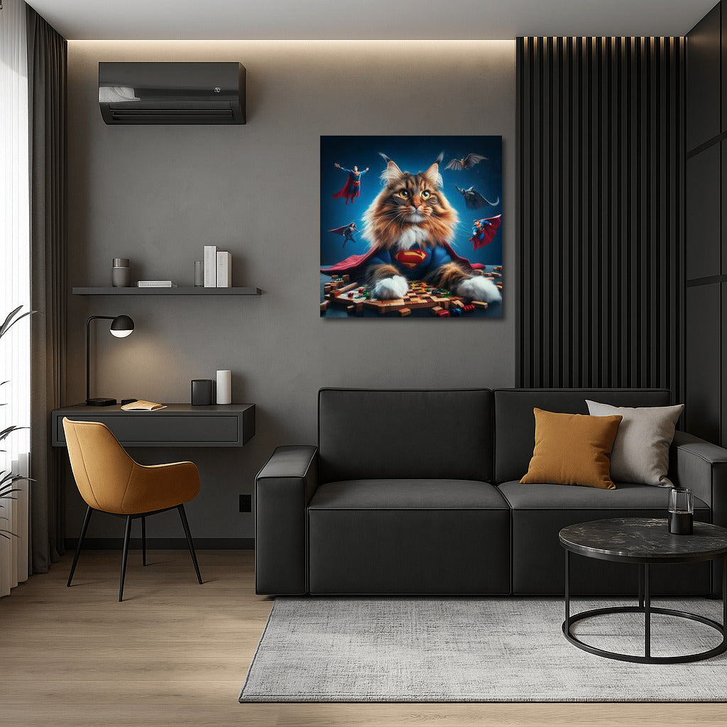 Maine Coon Superhero: The Cat Who Conquers the World