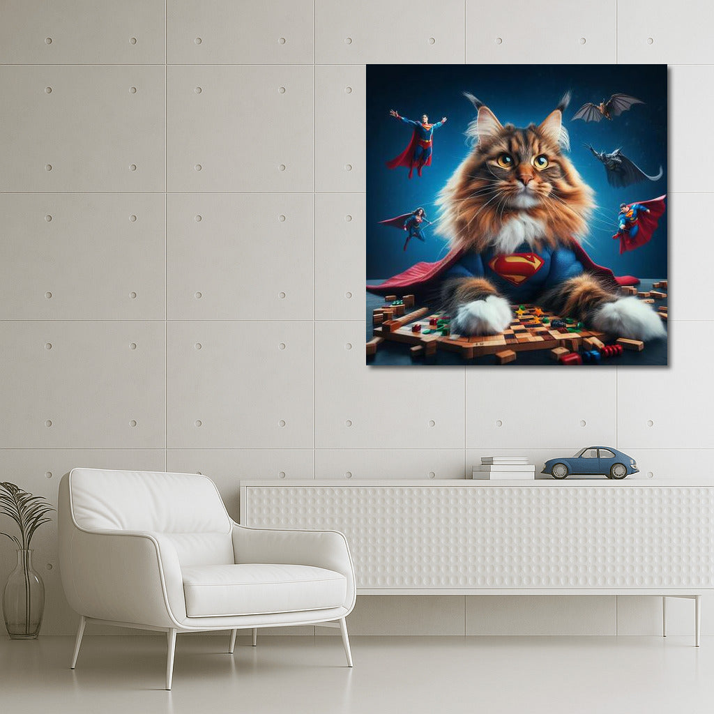 Maine Coon Superhero: The Cat Who Conquers the World