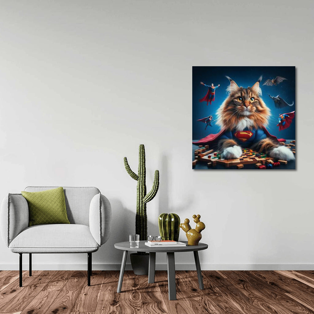 Maine Coon Superhero: The Cat Who Conquers the World
