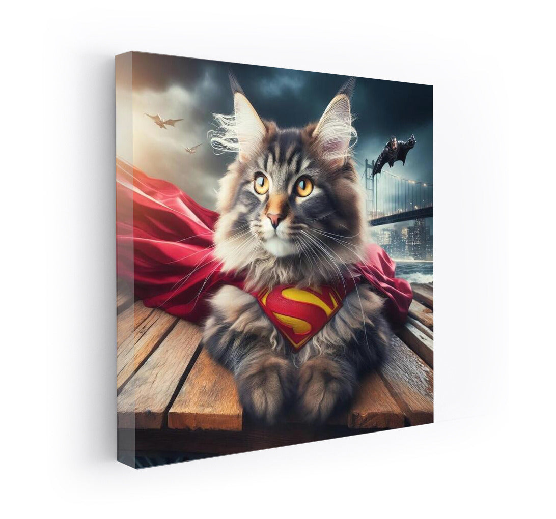 Maine Coon Caped Crusader: Soft Power