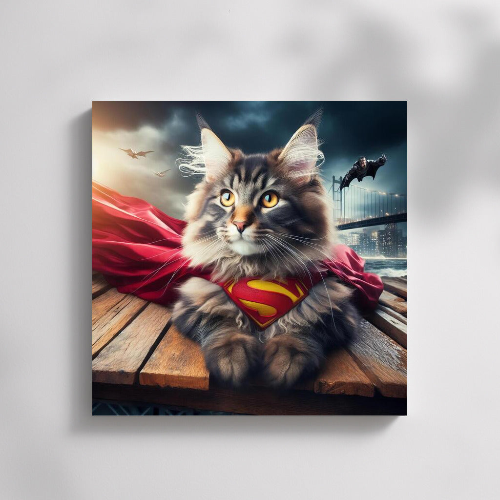 Maine Coon Caped Crusader: Soft Power