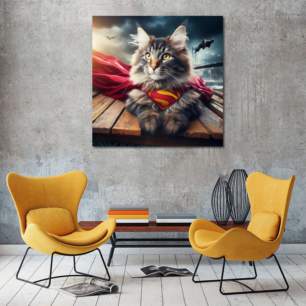 Maine Coon Caped Crusader: Soft Power