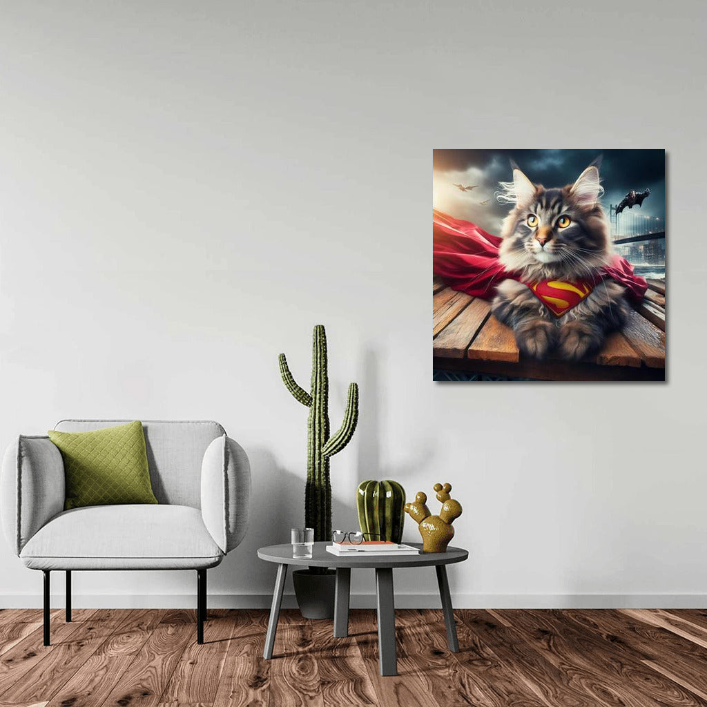 Maine Coon Caped Crusader: Soft Power