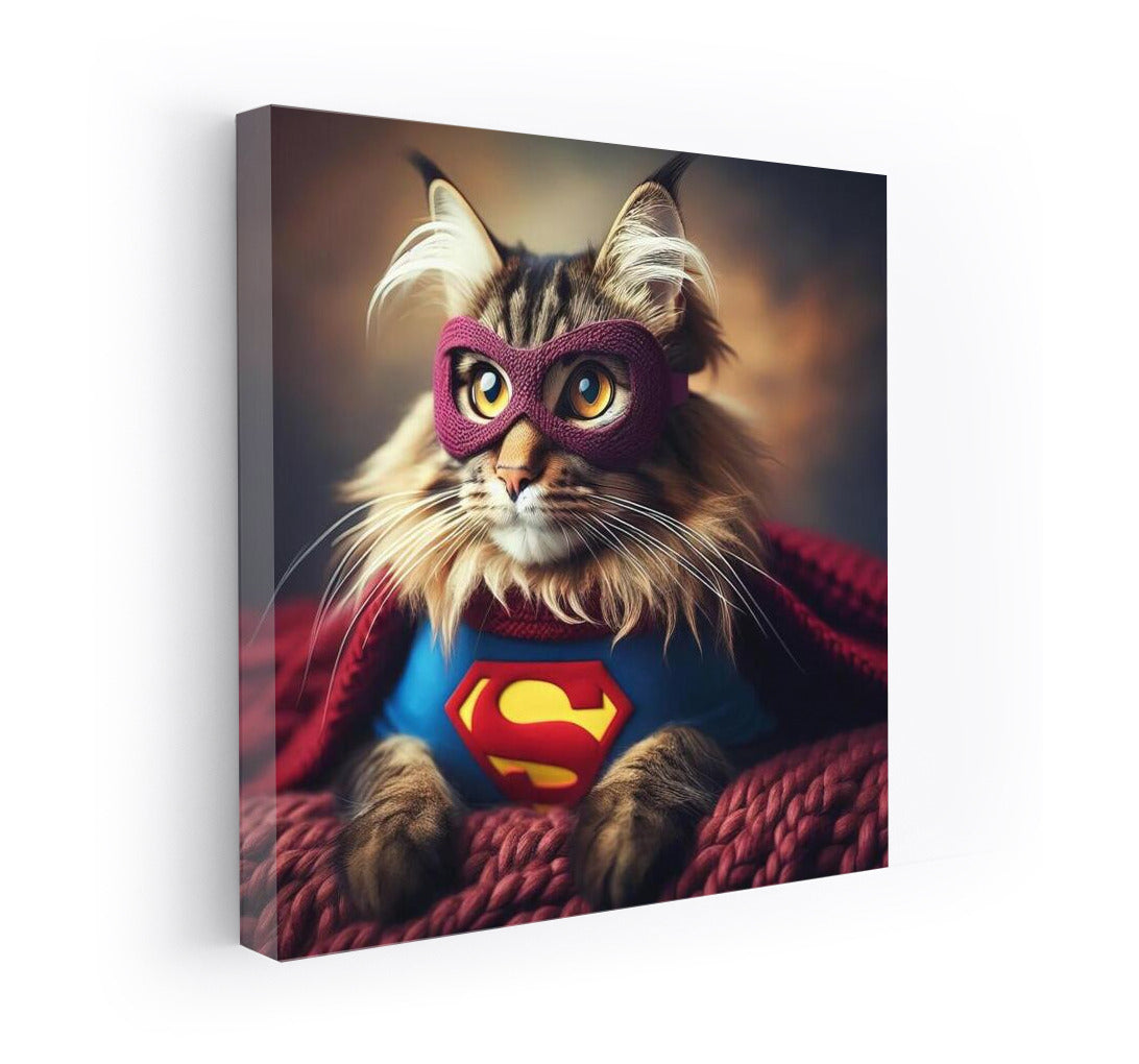 Maine Coon Superhero: The Cat Who Saves the World
