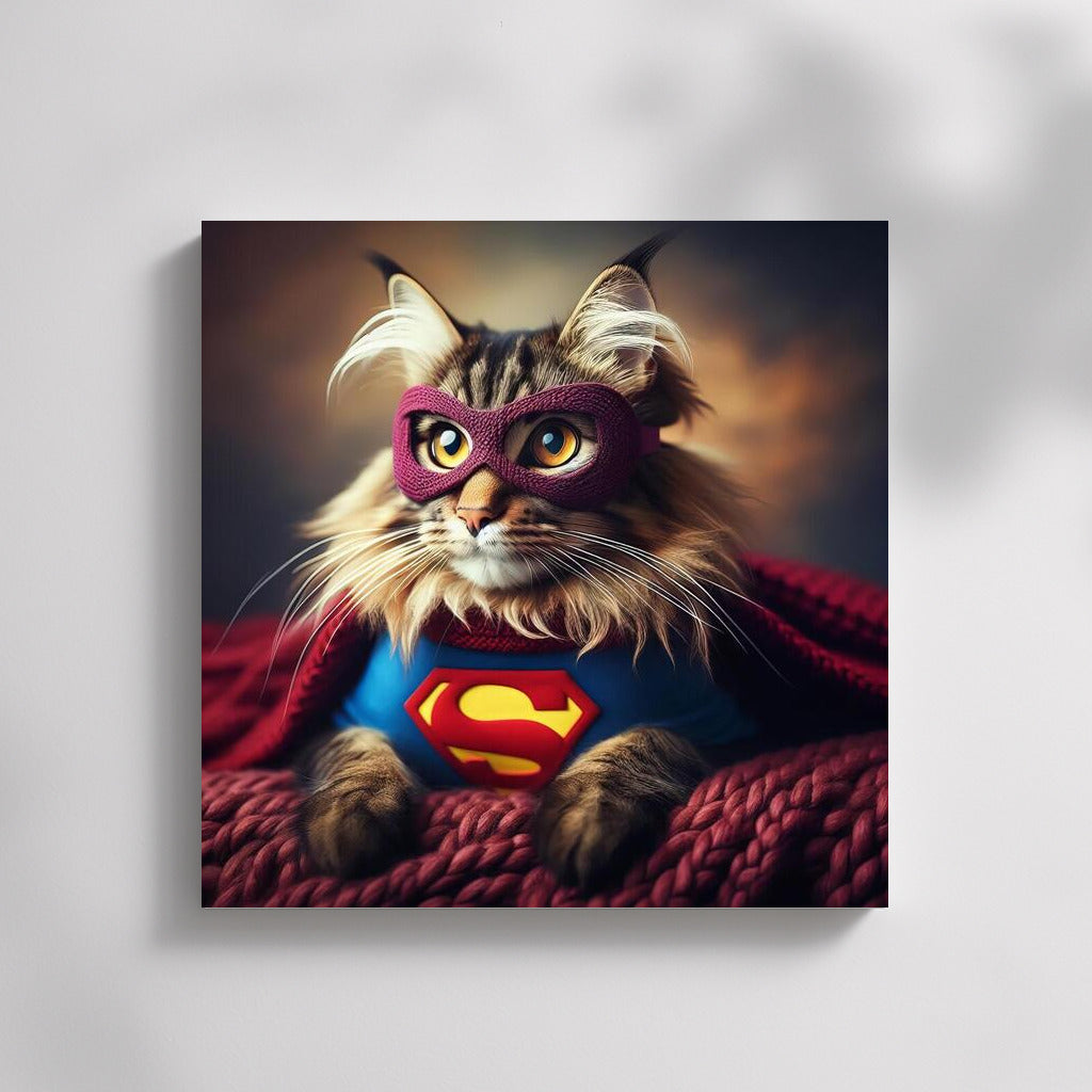 Maine Coon Superhero: The Cat Who Saves the World