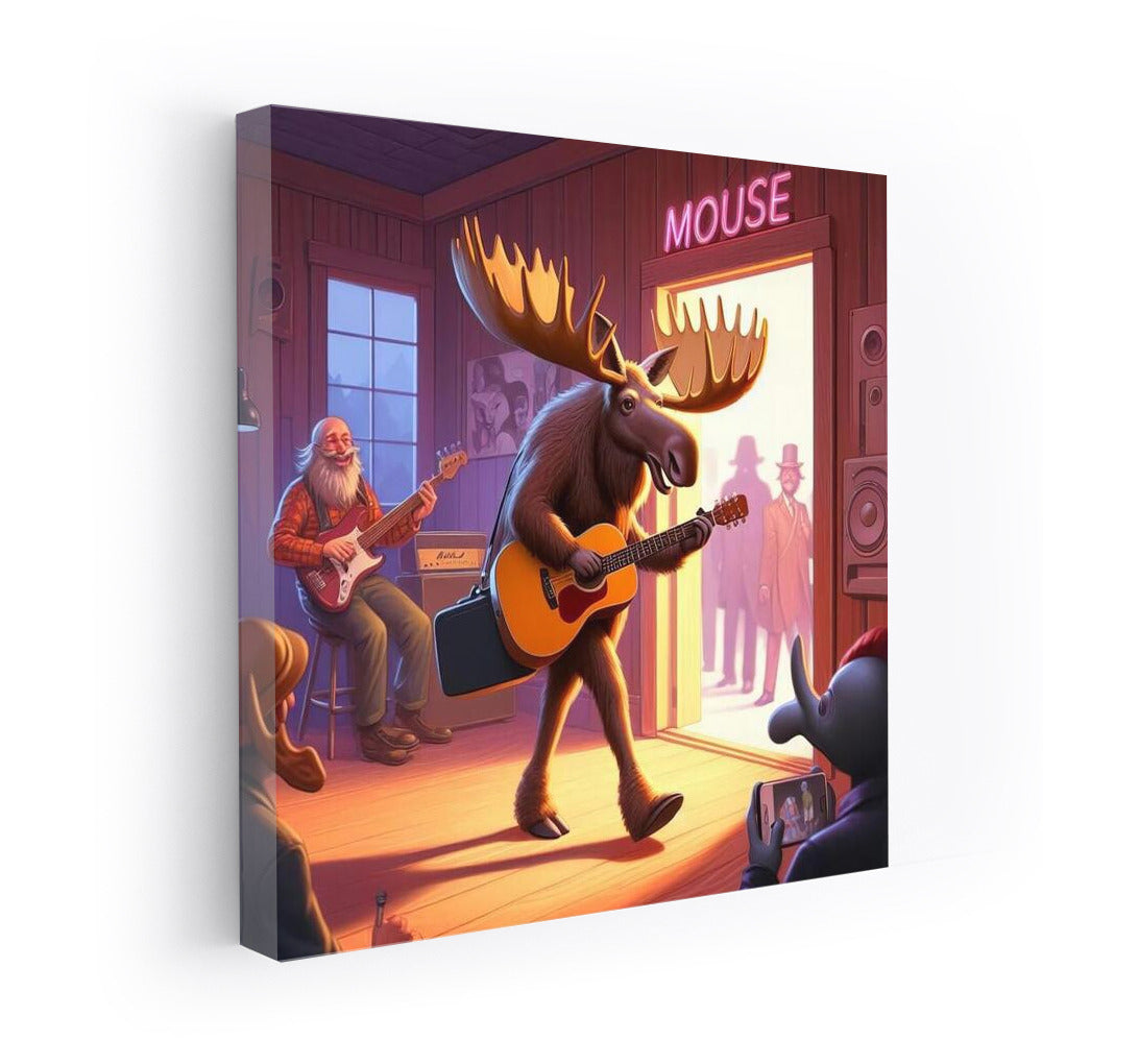 Moose on the way to the music club: Fun inspiration for your interior