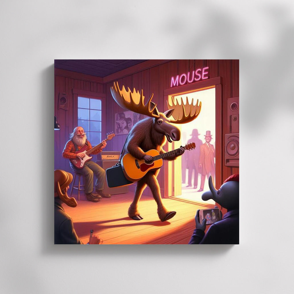 Moose on the way to the music club: Fun inspiration for your interior
