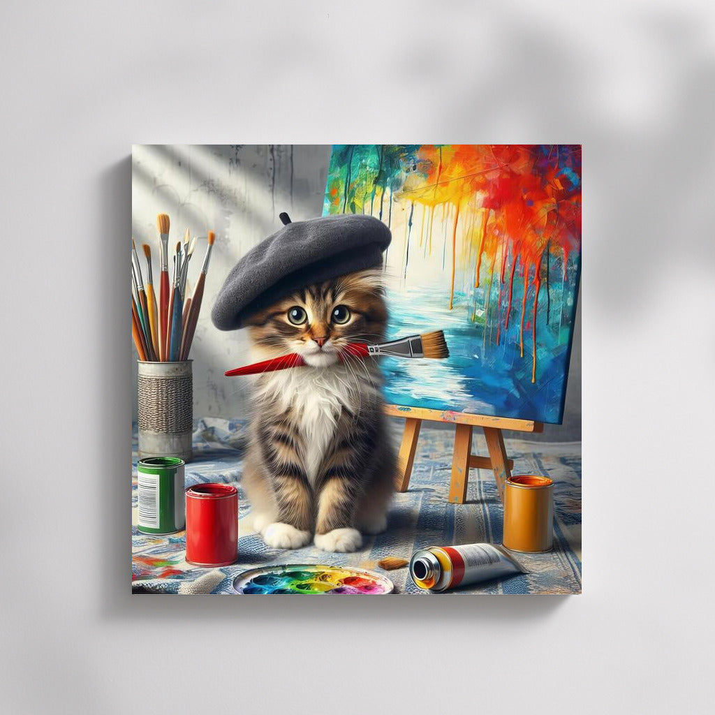 Creative Corner: Norwegian Forest Cat Artist at Work