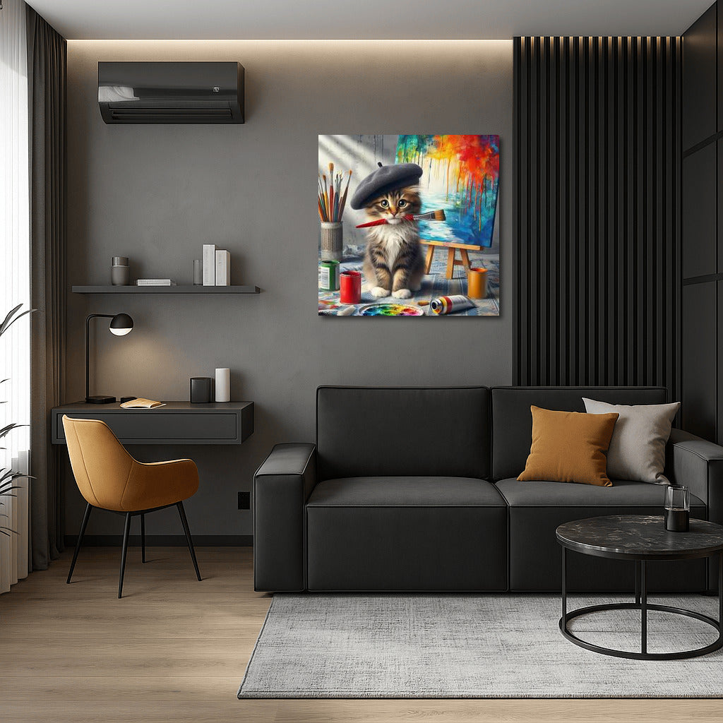 Creative Corner: Norwegian Forest Cat Artist at Work