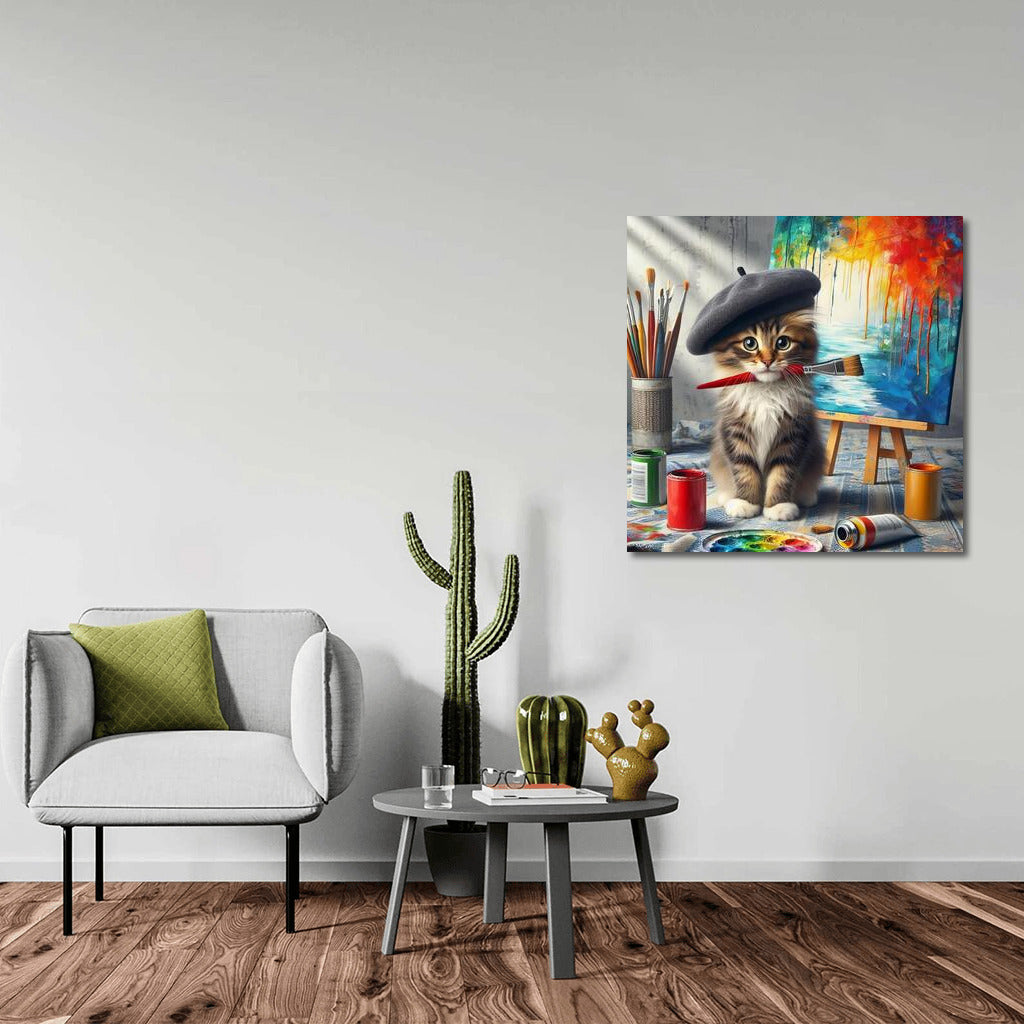 Creative Corner: Norwegian Forest Cat Artist at Work