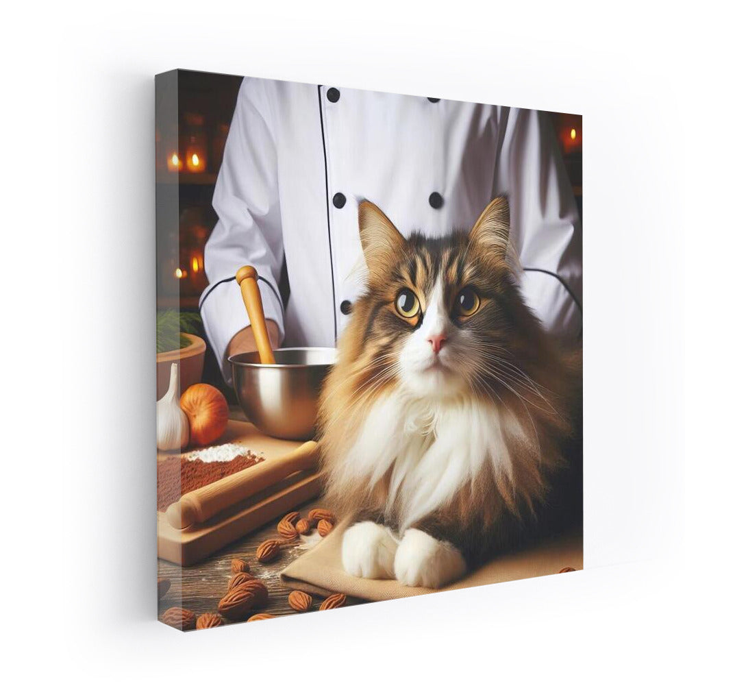 Norwegian Forest Cat Chef: Charm for Your Interior