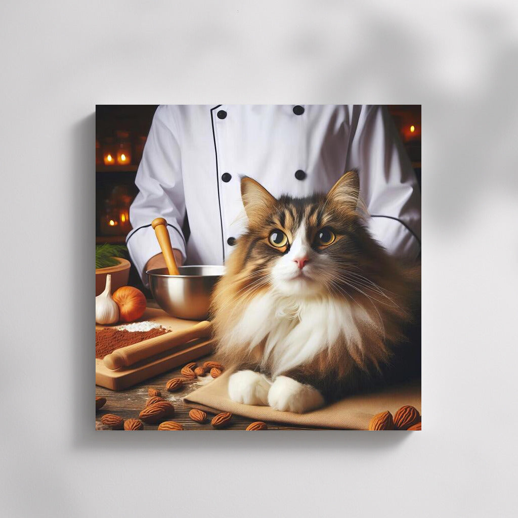 Norwegian Forest Cat Chef: Charm for Your Interior