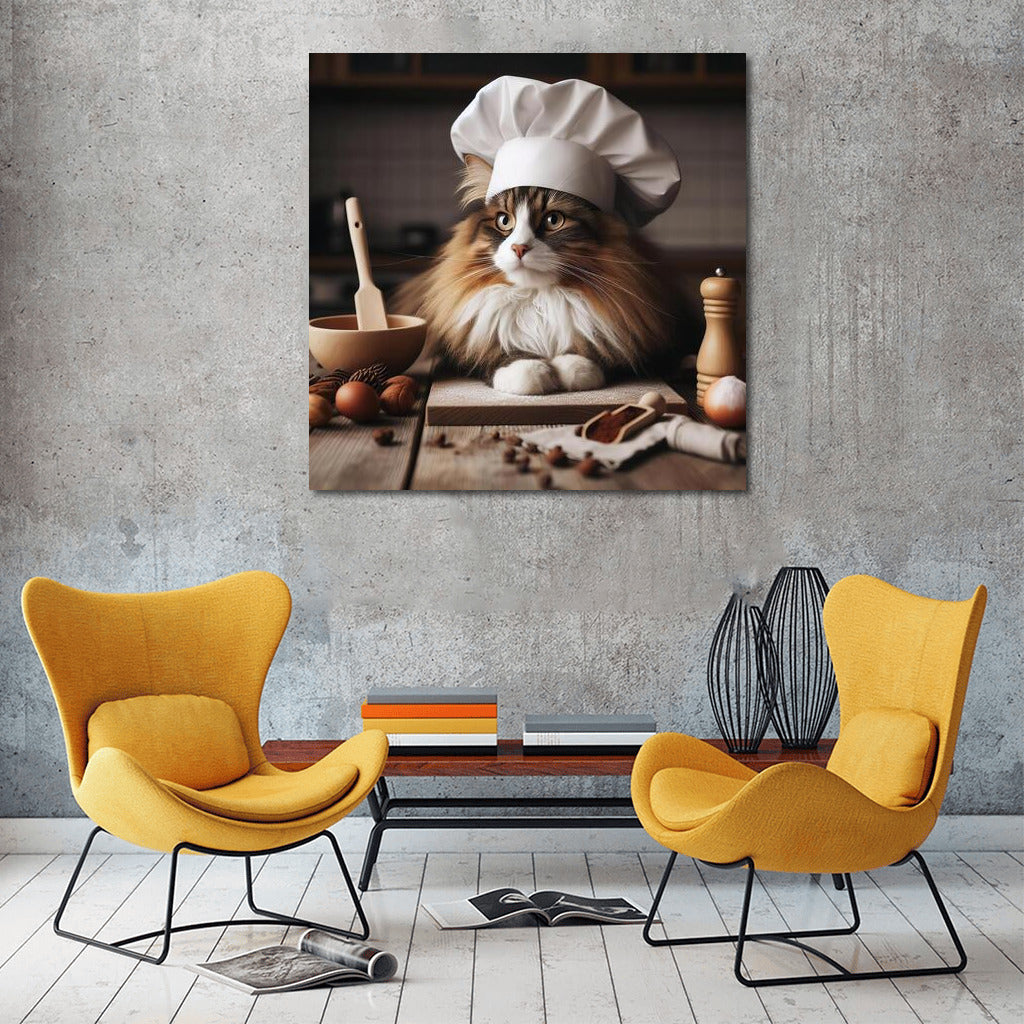 Norwegian Forest Chef Cat: Culinary Comfort and Creativity