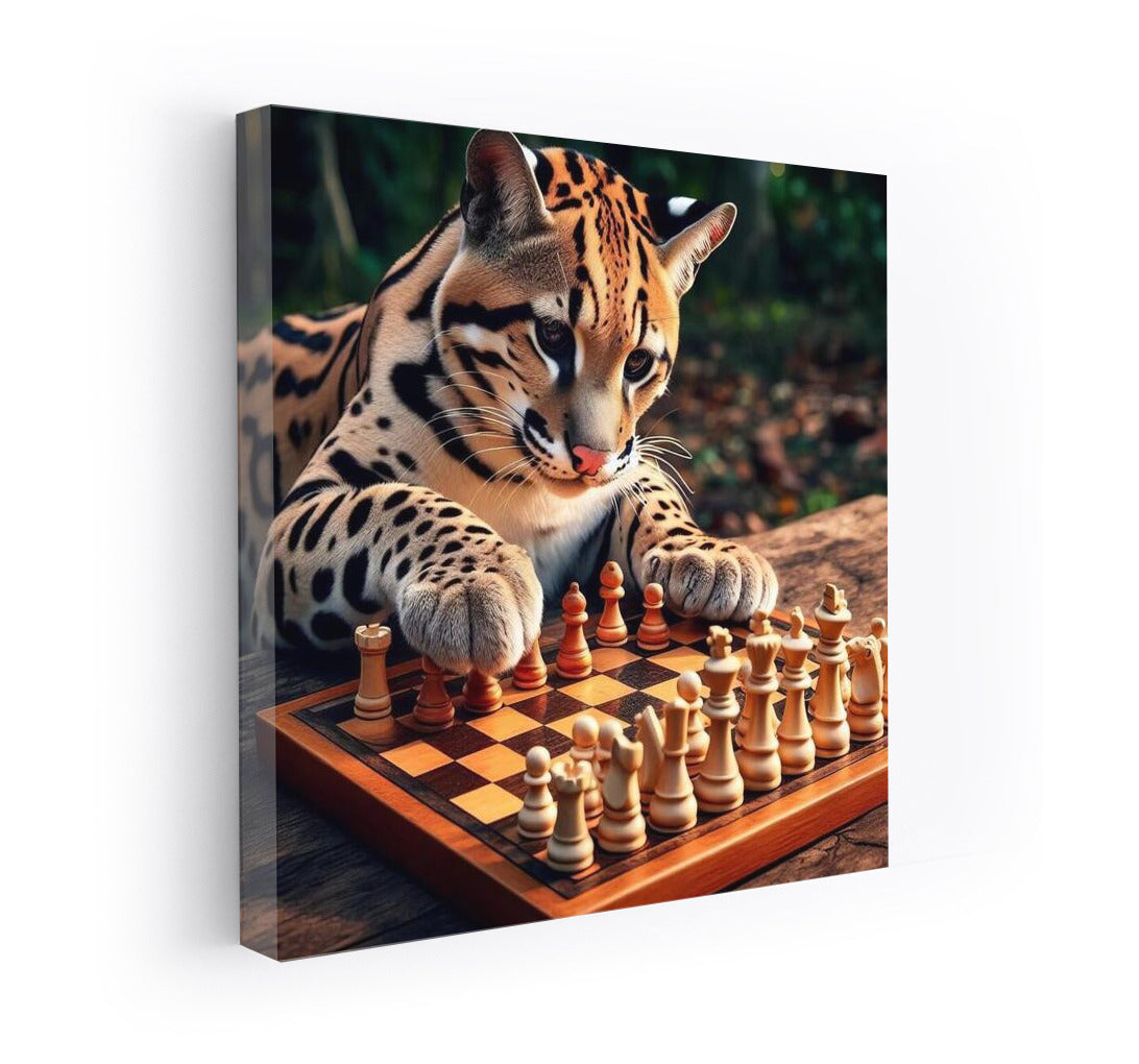 Chess Ocelot in the Park: Playful Intelligence on Your Wall