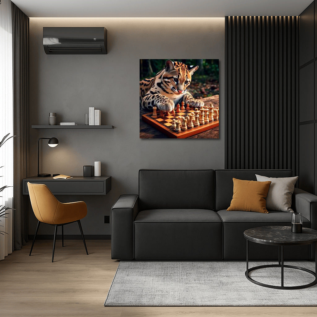Chess Ocelot in the Park: Playful Intelligence on Your Wall