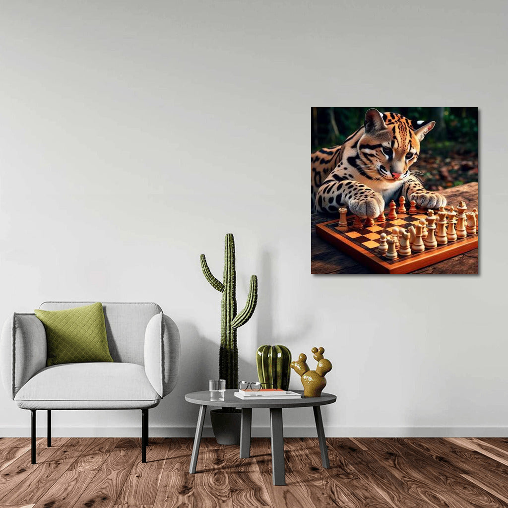 Chess Ocelot in the Park: Playful Intelligence on Your Wall