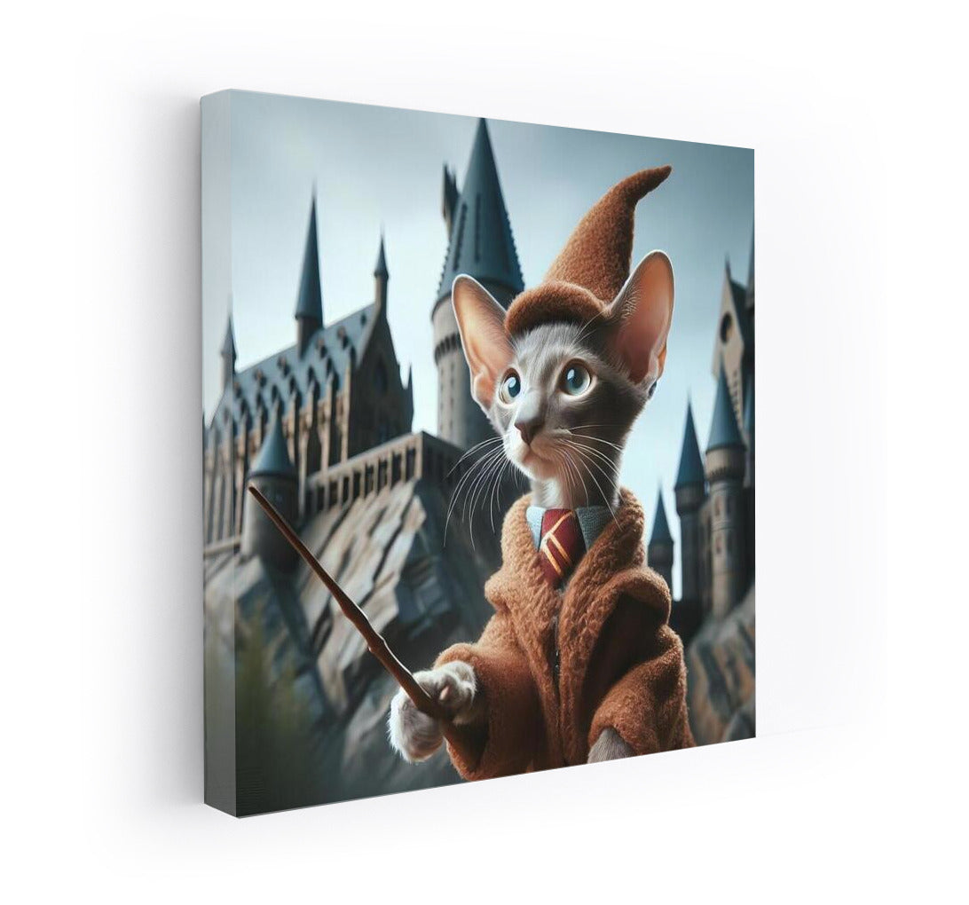 Oriental Cat in the Wizarding World of Harry Potter: Magic on the Wall