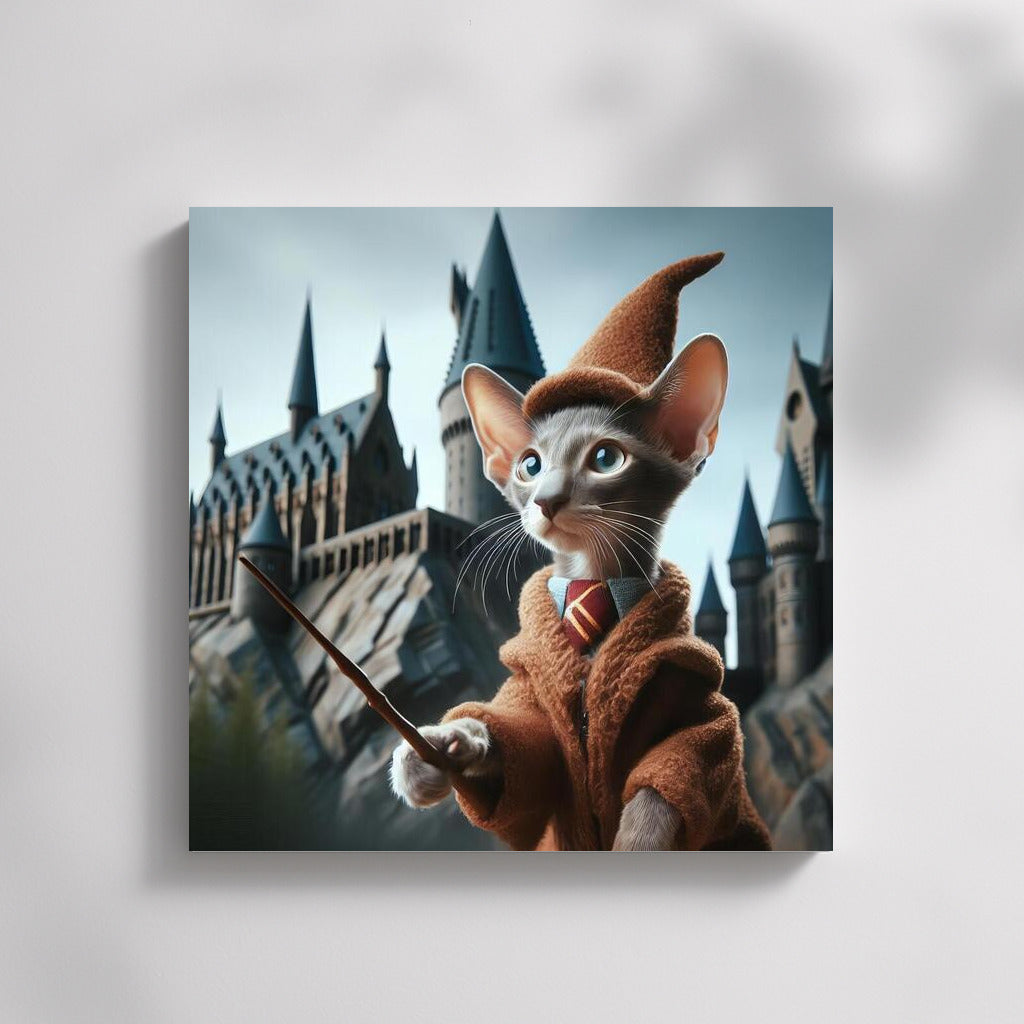 Oriental Cat in the Wizarding World of Harry Potter: Magic on the Wall