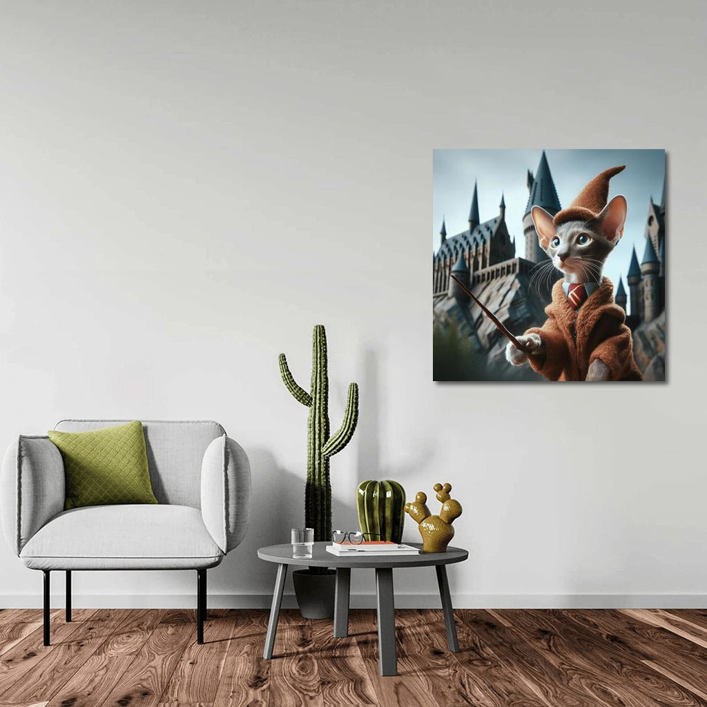 Oriental Cat in the Wizarding World of Harry Potter: Magic on the Wall