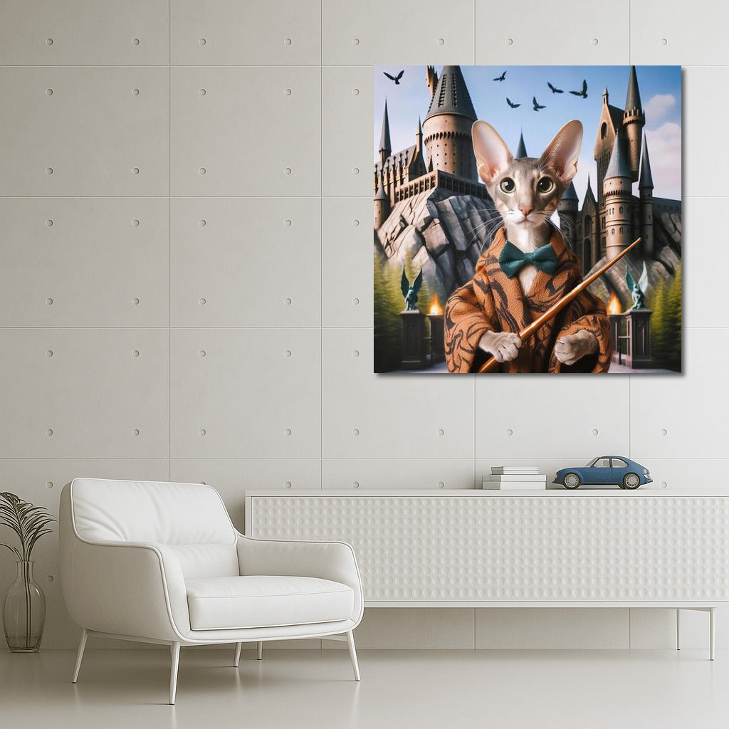 Oriental in Harry Potter's Hat: The Magic of School Adventures on the Wall