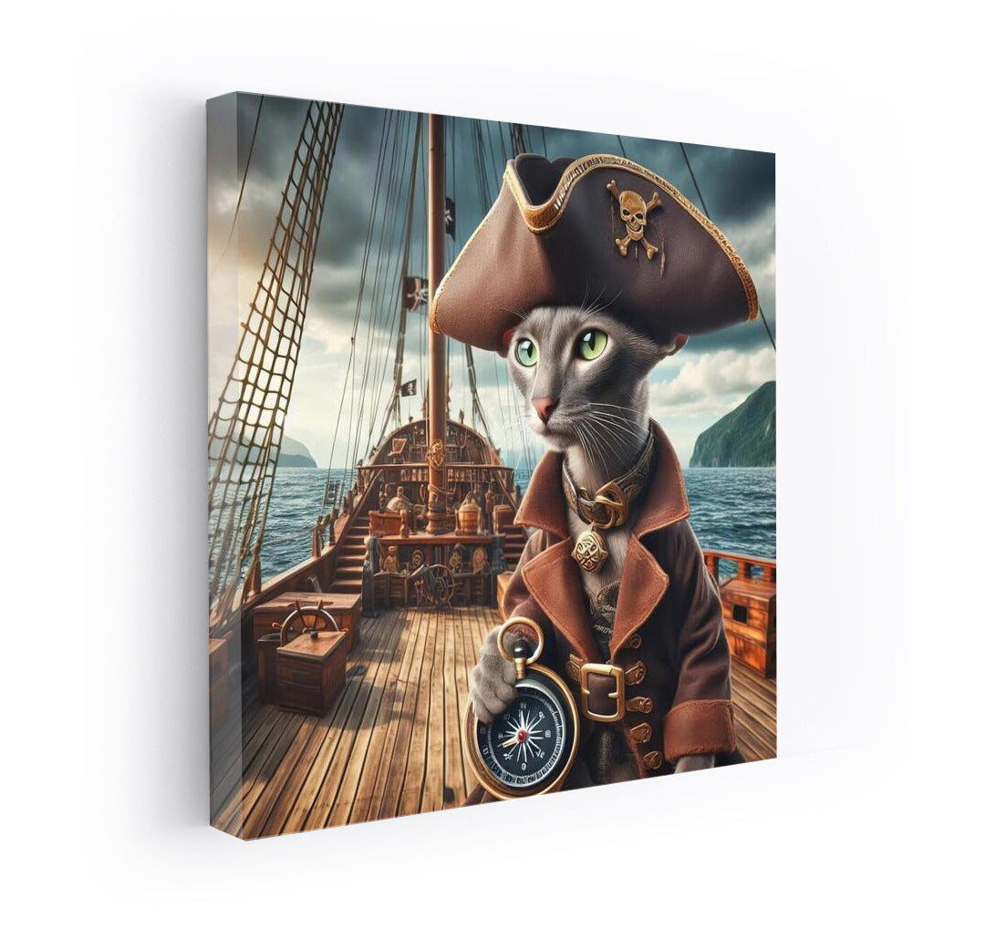 Pirate Oriental Shorthair Cat: Sea Adventures and Mysteries