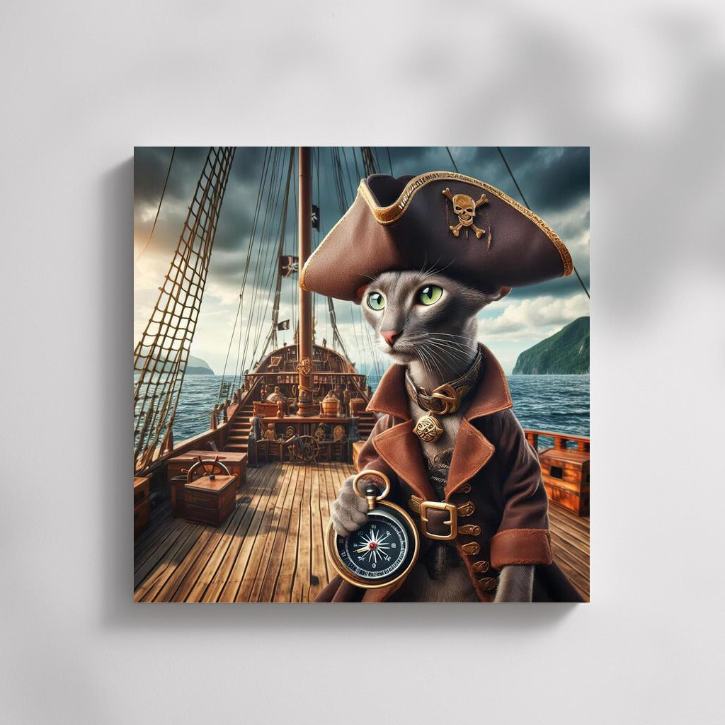 Pirate Oriental Shorthair Cat: Sea Adventures and Mysteries