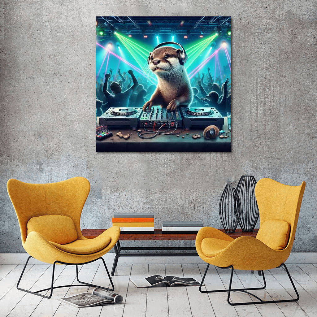 Otter DJ Party: Music and Fun