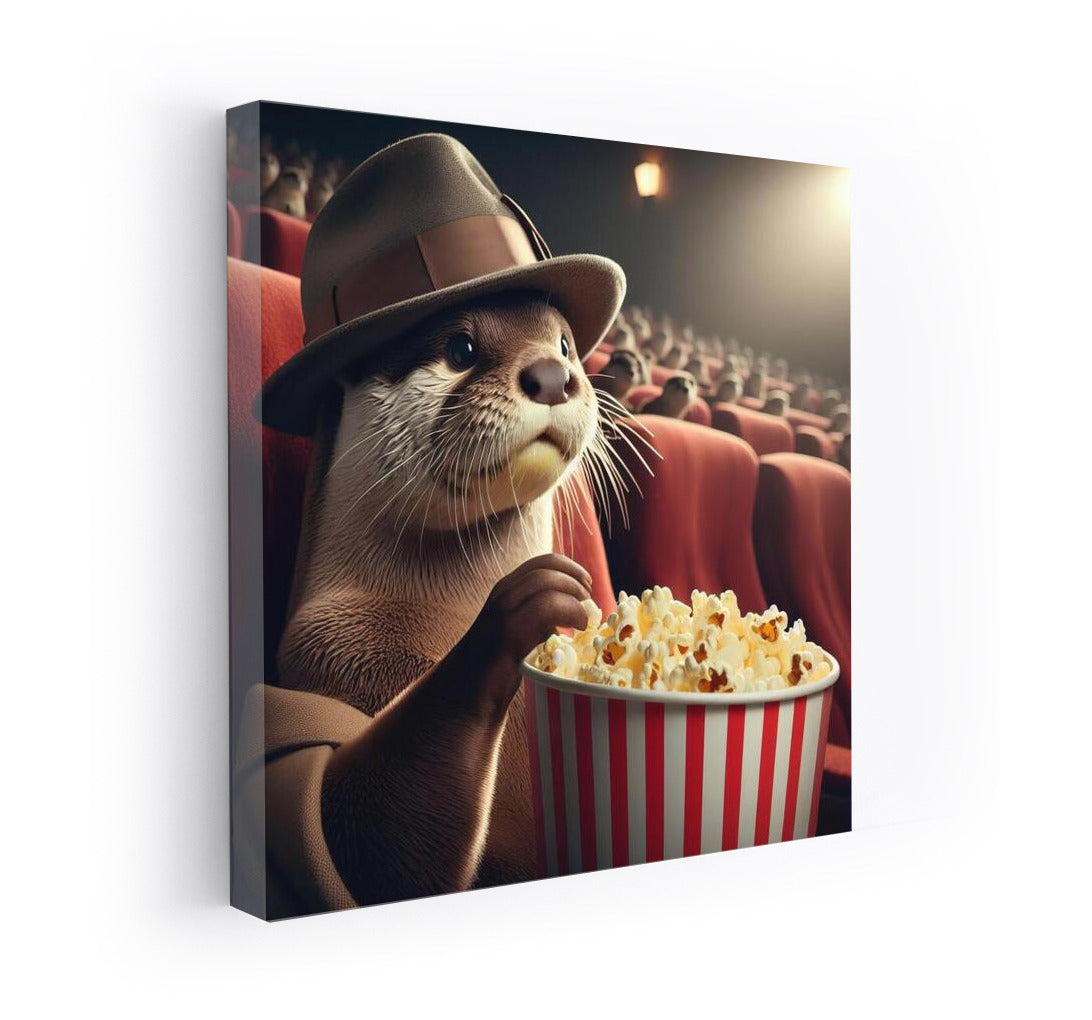 Movie Show with Otter: Popcorn and Smiles