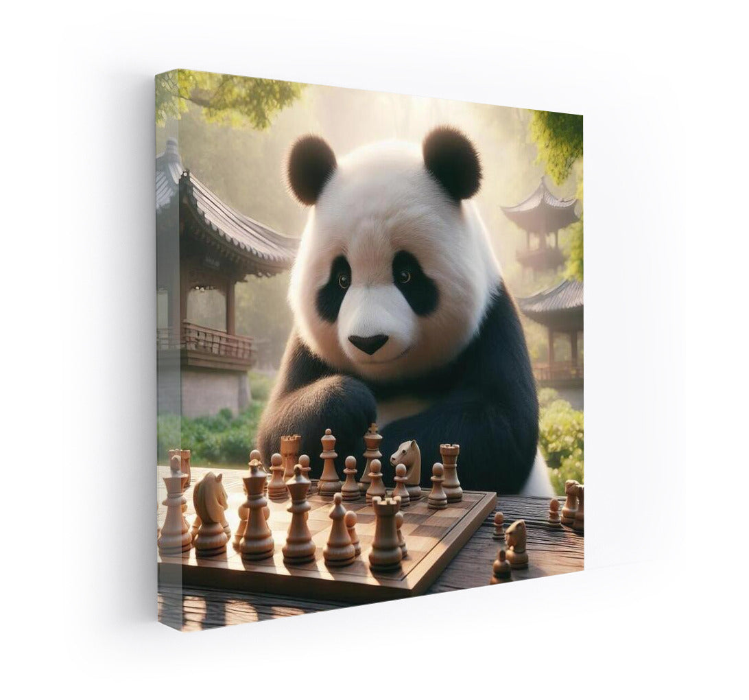Panda at the Chessboard in the Park: Game and Charm
