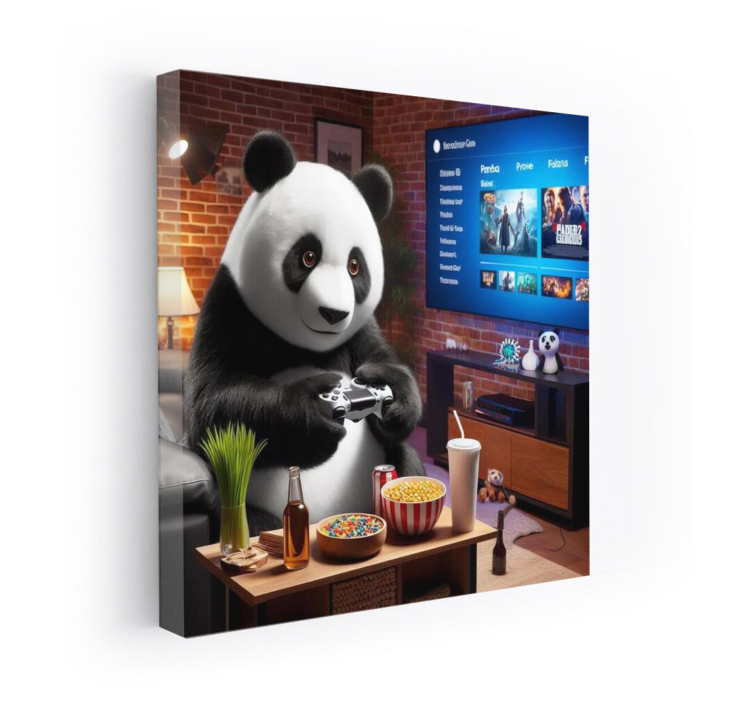 Gaming Panda in the Home Cinema: Bright Decor for a Cozy Corner