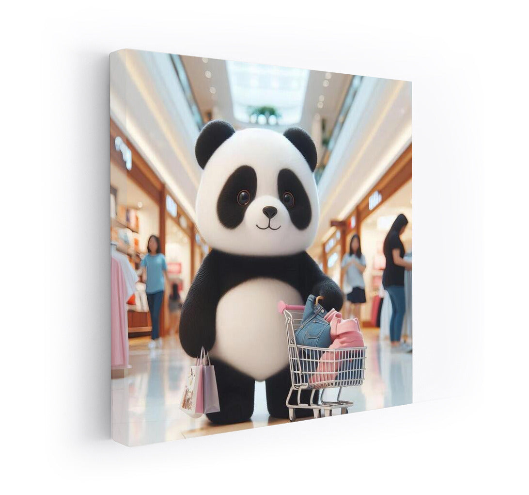 Panda Shopping: Fun Adventure at the Mall