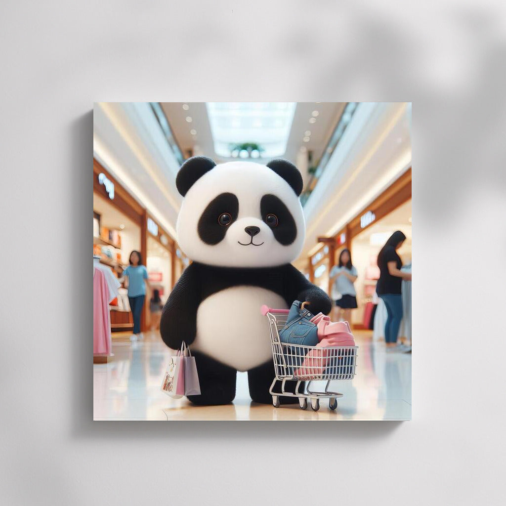 Panda Shopping: Fun Adventure at the Mall