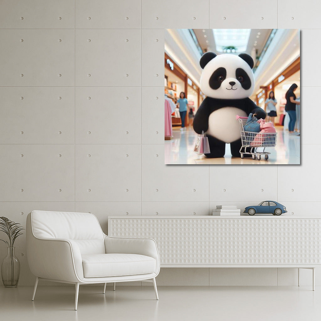 Panda Shopping: Fun Adventure at the Mall